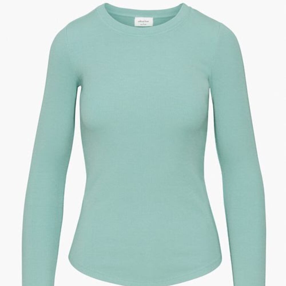 Aritzia Wilfred Free Go-To Longsleeve - S - Aquastone